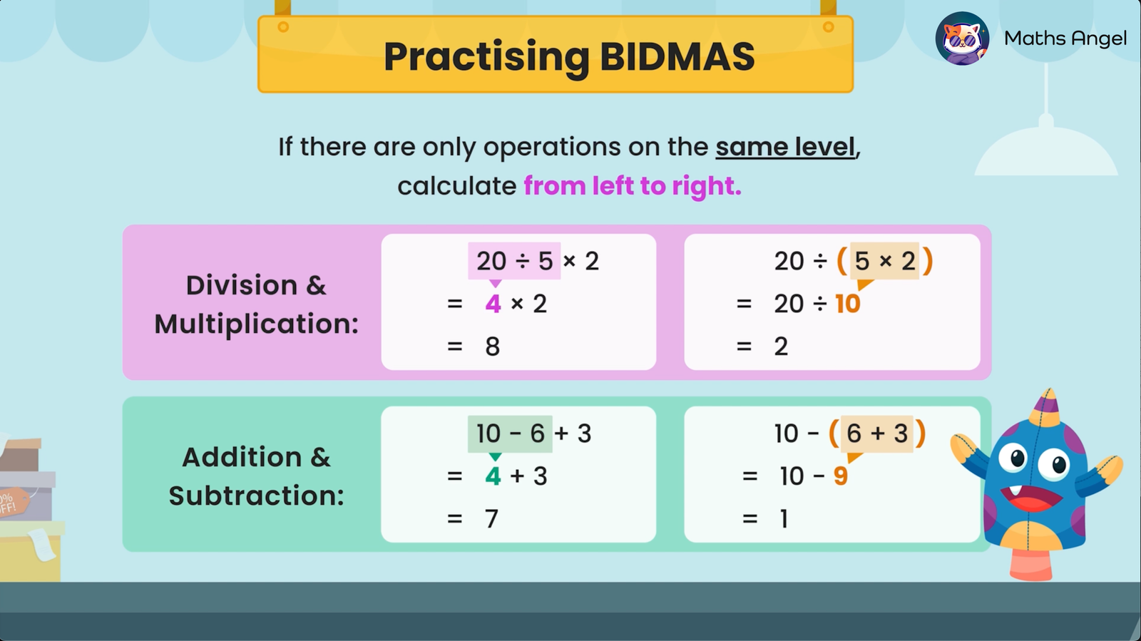 BIDMAS - Order of Operations - Rules & Examples